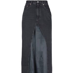 MM6 MAISON MARGIELA DENIM MAXI SKIRT